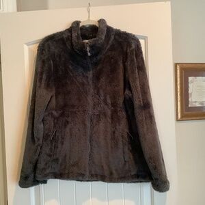 Plush Zip Front Jacket